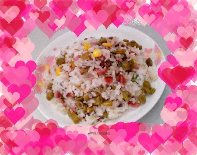 Green Bean Braised Rice