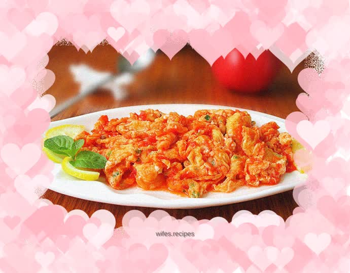 Scrambled eggs with tomatoes