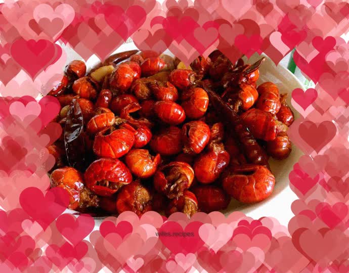 Stir-fried lobster tail