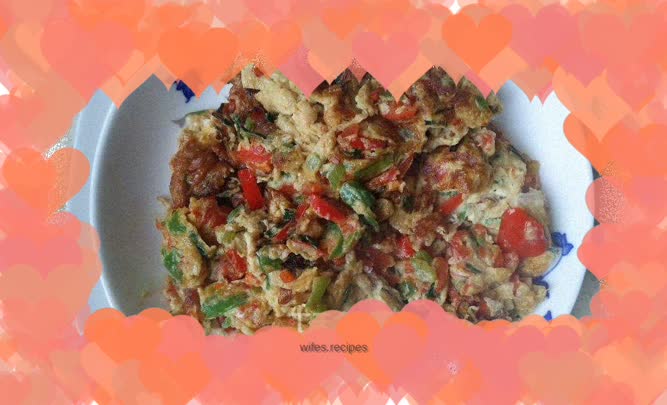 Chili scrambled eggs