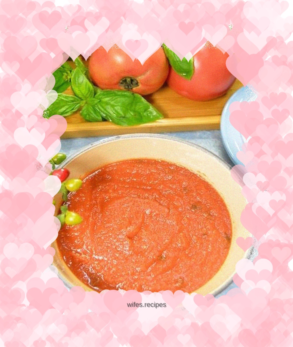 CoCoLc’s private dish recipe – Italian Basil Tomato Sauce