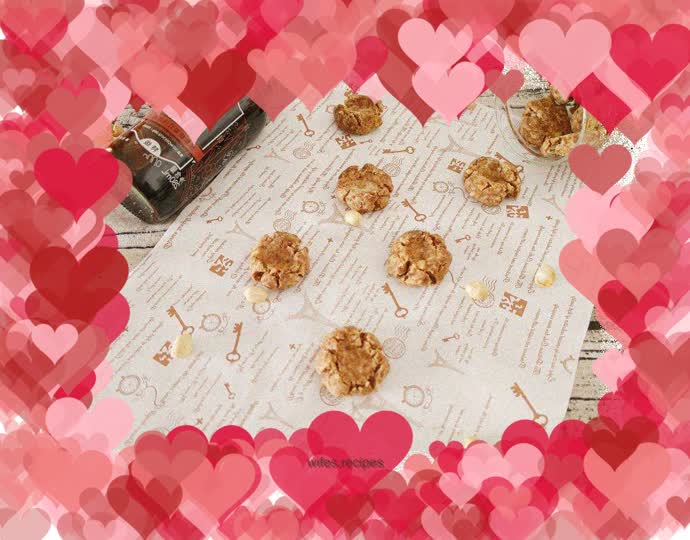 Soy sauce flavored peanut cookies