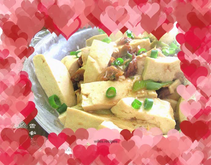 Home-cooked tofu