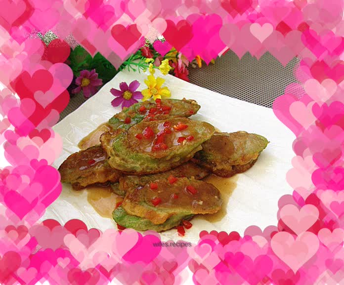 Fried and stuffed loofah box