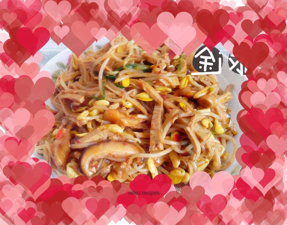 Stir-fried Thousand Layers of Dried Soybean Sprouts