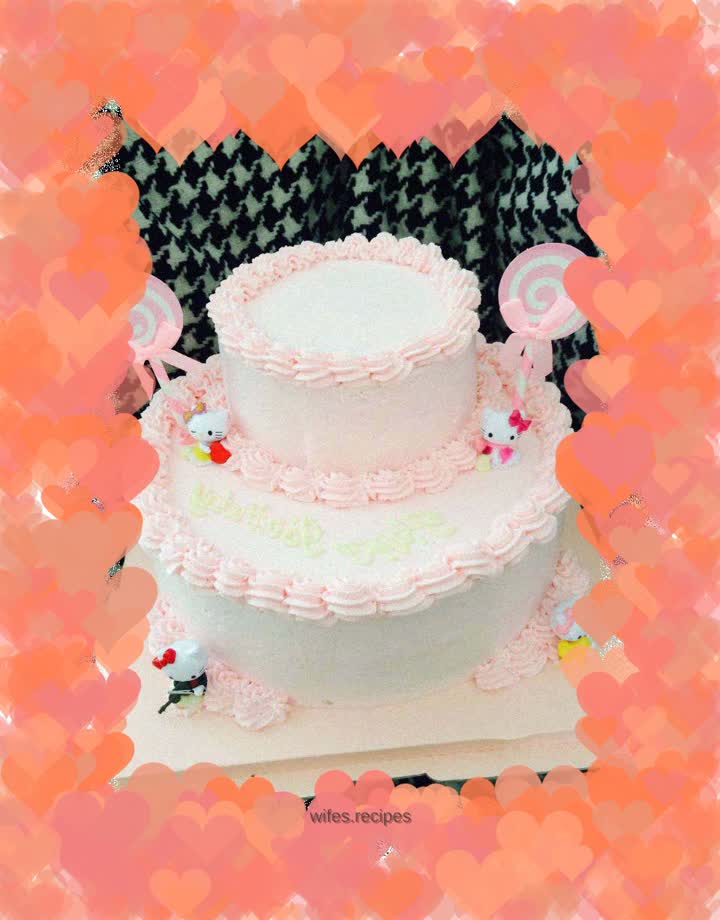 Ten-inch birthday cake