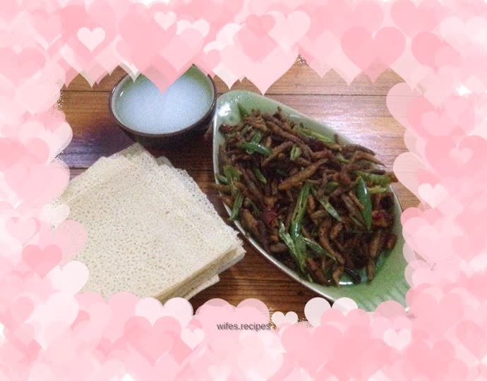 Spicy fish pancakes and rice porridge for a simple dinner