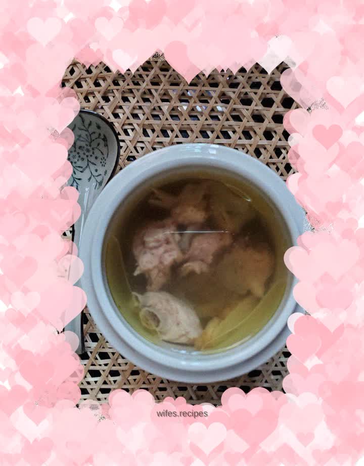 Gastrodia stewed duck soup