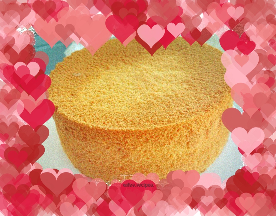 Eight-inch chiffon cake