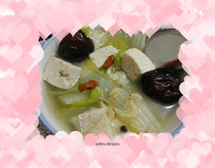 Baby Cabbage and Tofu Soup for Weight Loss
