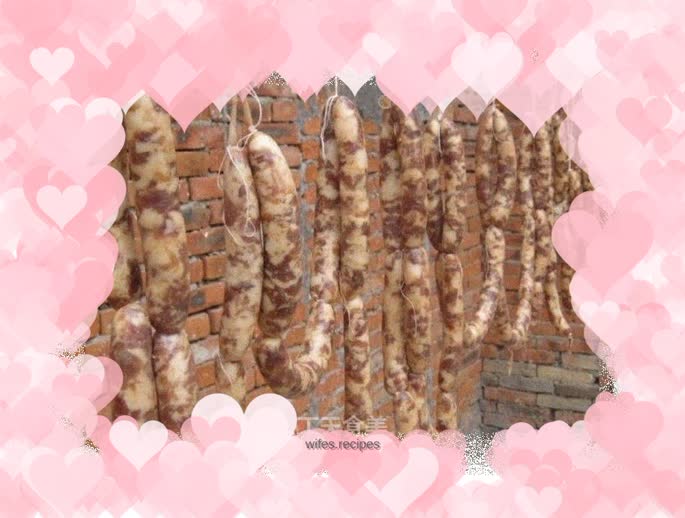 DIY homemade Cantonese sausage