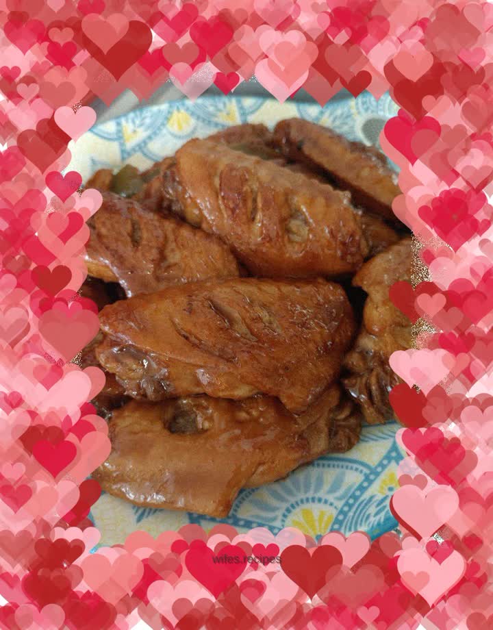 Sweet and sour chicken wings