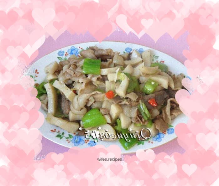 Stir-fried apricot abalone