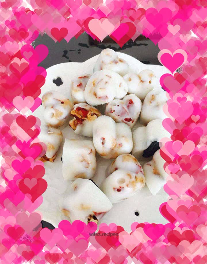 Red date yogurt jelly