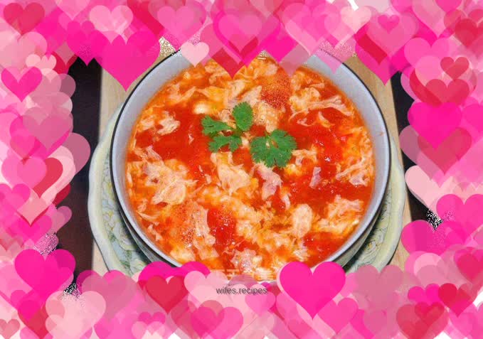 Tomato and Egg Drop Soup