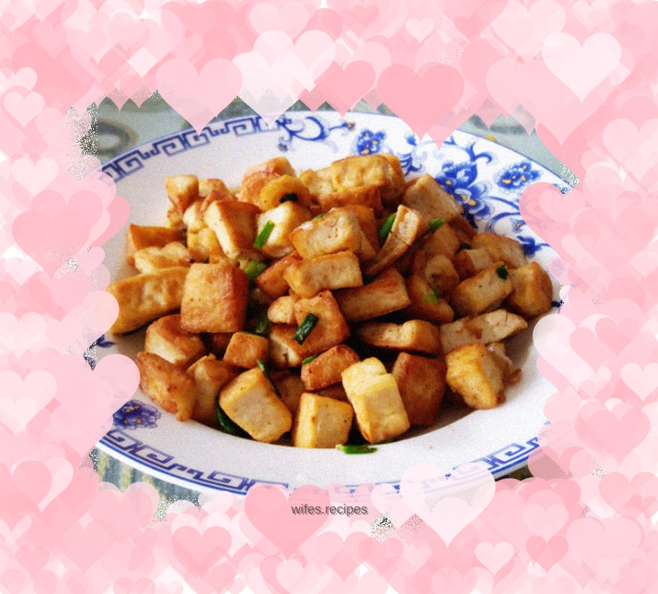 Cumin tofu cubes
