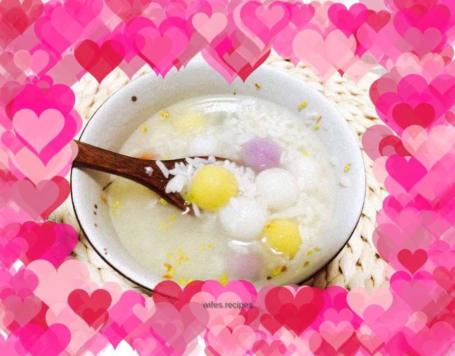 Rice wine glutinous rice balls