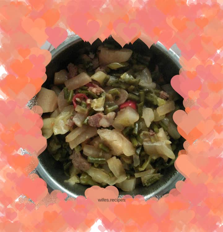 Stir-fried minced pork with kimchi