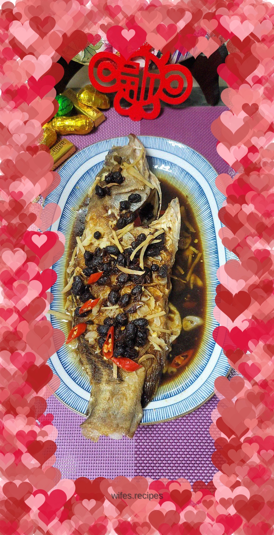 Fried and steamed pearl spots