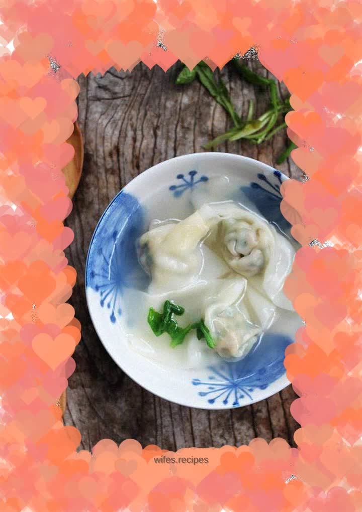 Fragrant and delicious---shepherd's purse wontons