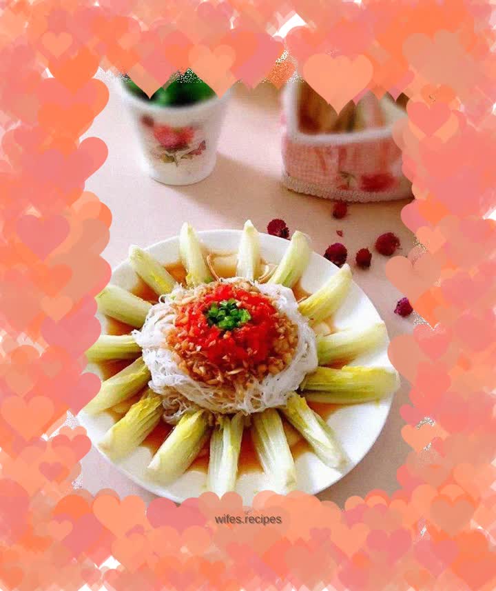 Garlic Vermicelli and Baby Cabbage