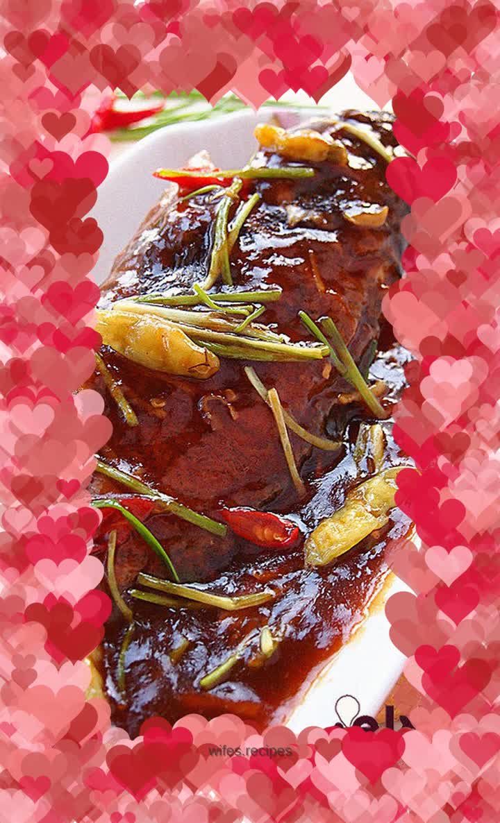 Teriyaki grouper with double peppers