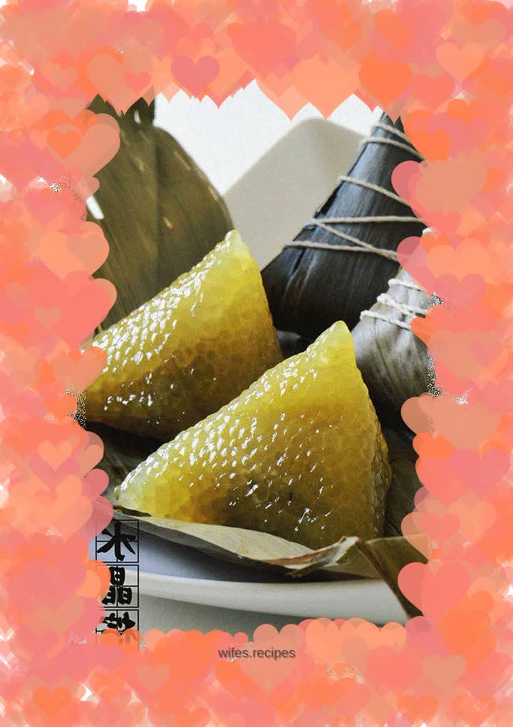 Matcha Red Bean Crystal Rice Dumpling