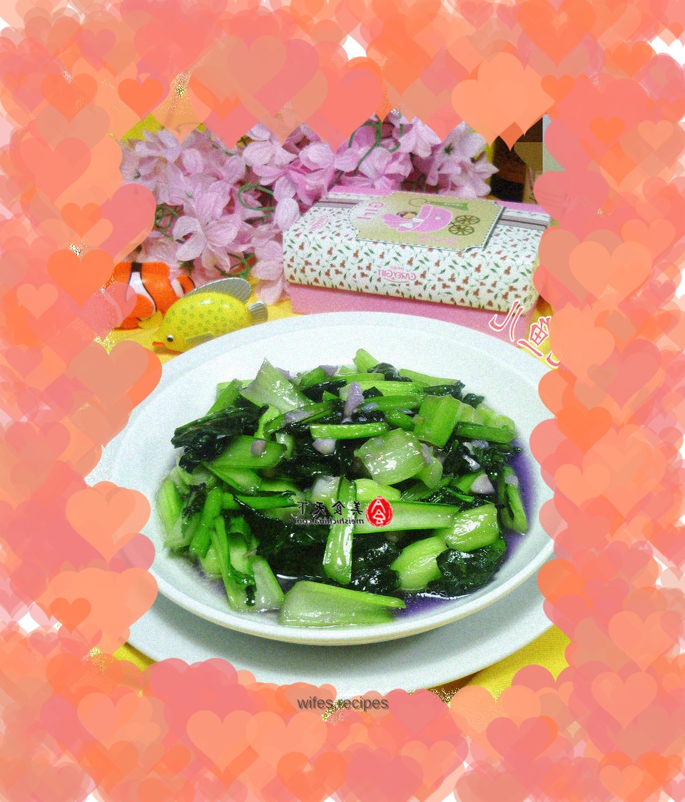 Garlic purple cabbage