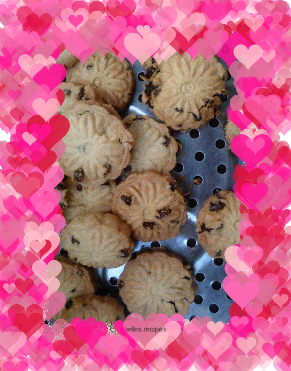 Dried raisin biscuits