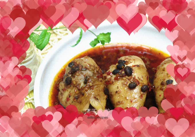 Steamed Chicken Legs with Black Bean Flavor