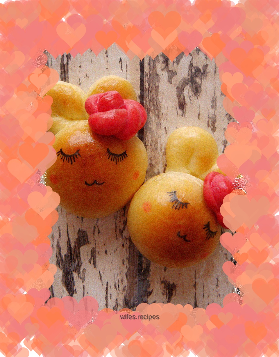 Cute rabbit bread