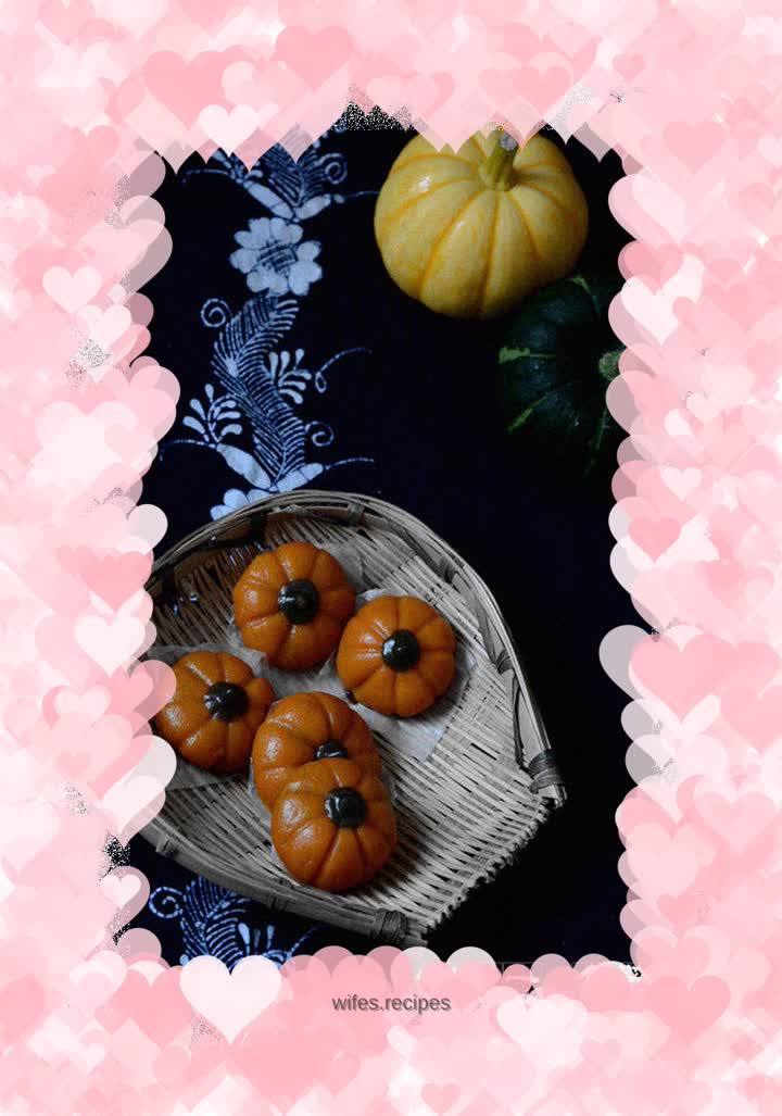 Pumpkin glutinous rice cake