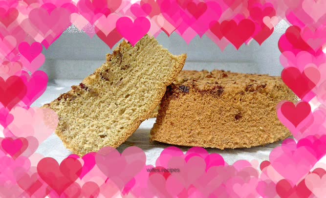 Red date brown sugar chiffon cake