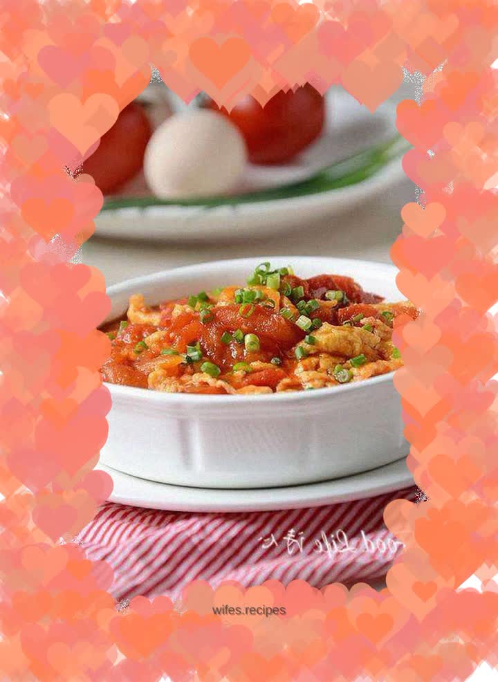 Scrambled eggs with tomatoes