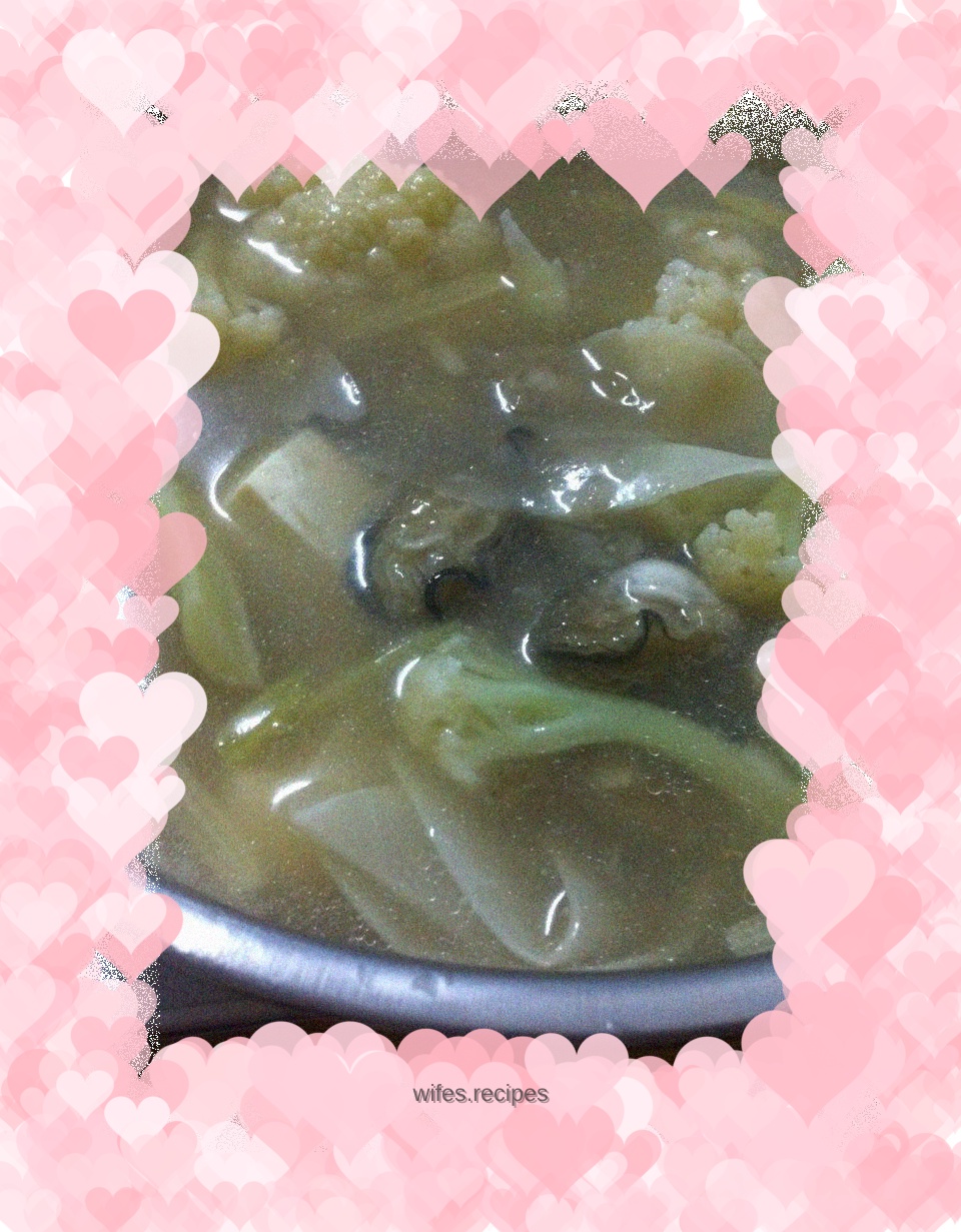 Tofu and oyster noodles