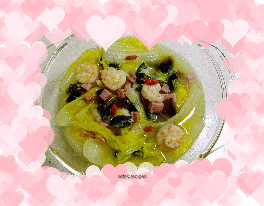 Baby cabbage in soup