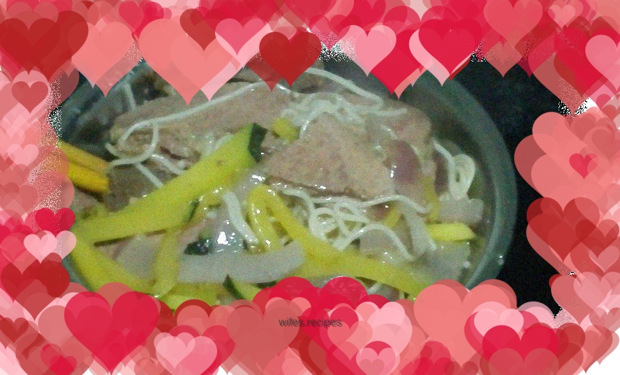 Pumpkin Beef Noodles