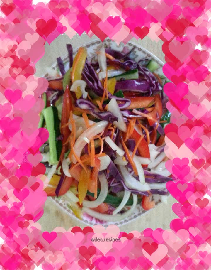 Cold Colored Vegetables