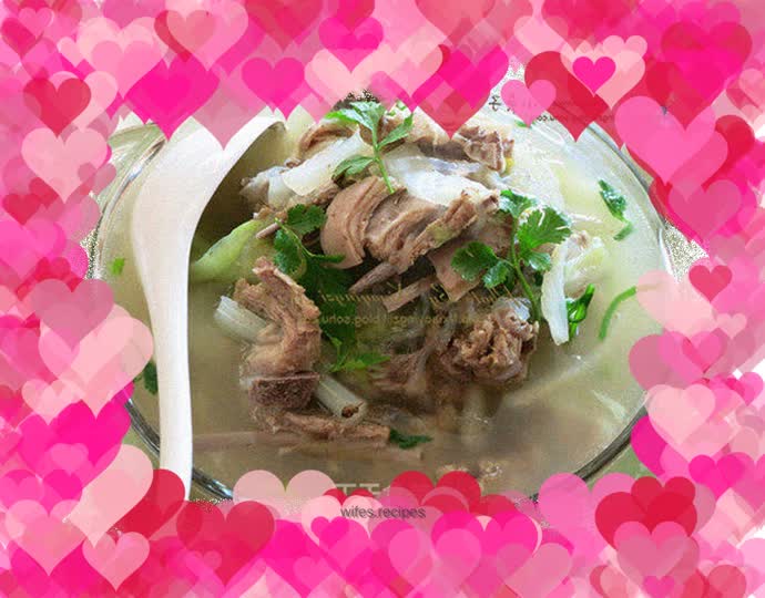 Braised lamb chops with local flavor