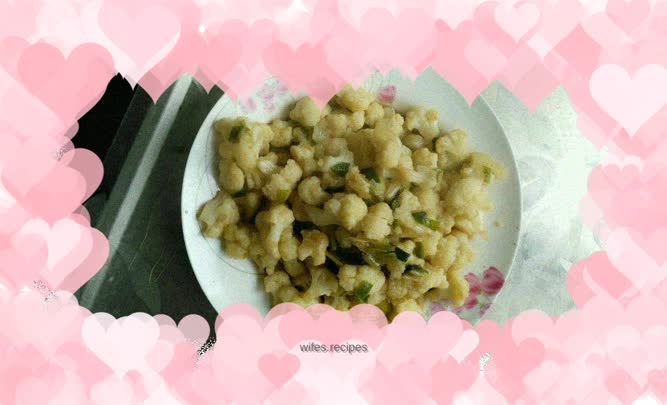 Vegetarian Stir-fried Cauliflower