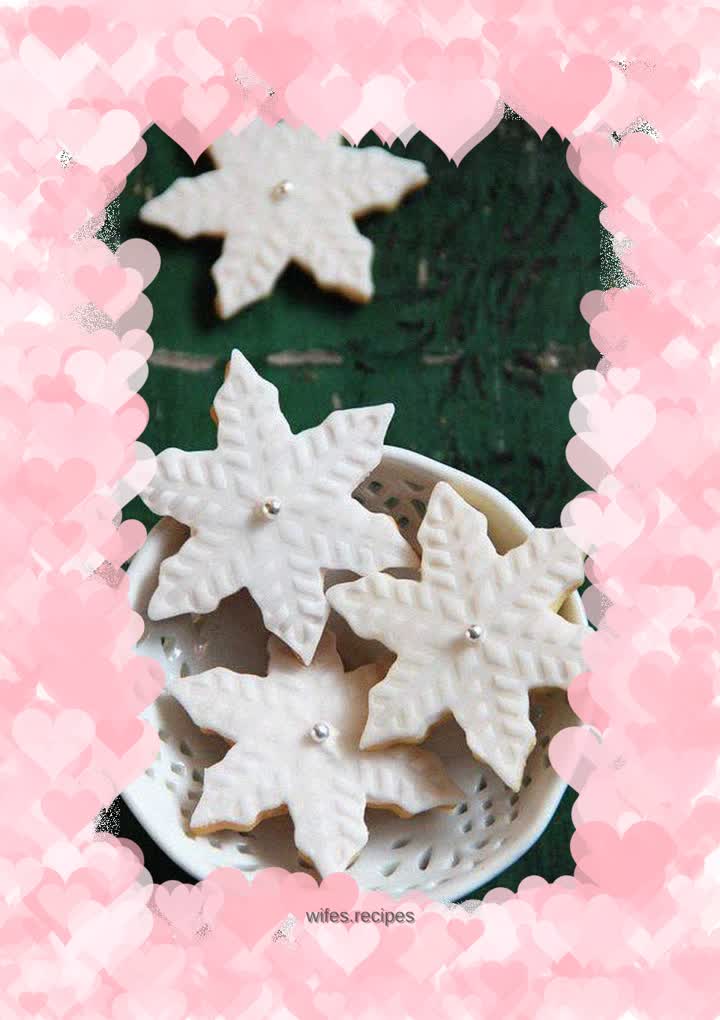 Winter Elf---Fondant Snowflake Cookies