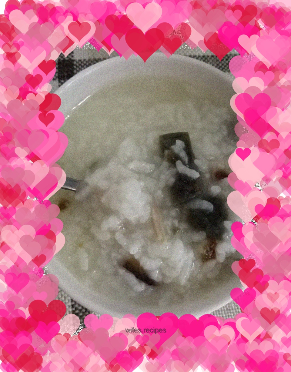 Preserved egg and lean meat porridge