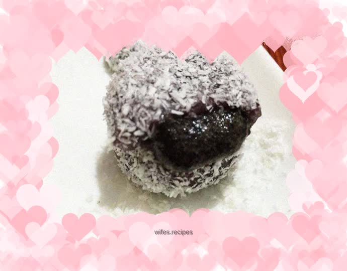 Coconut and sesame balls