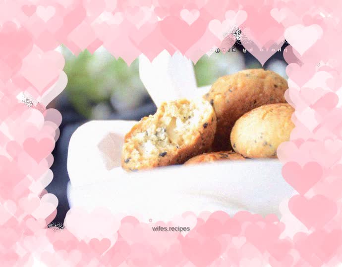 Peanut sesame shortbread