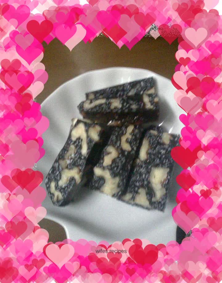 Homemade donkey hide gelatin candy