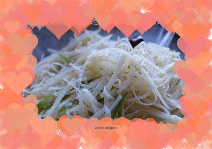 Cold Shredded Potatoes