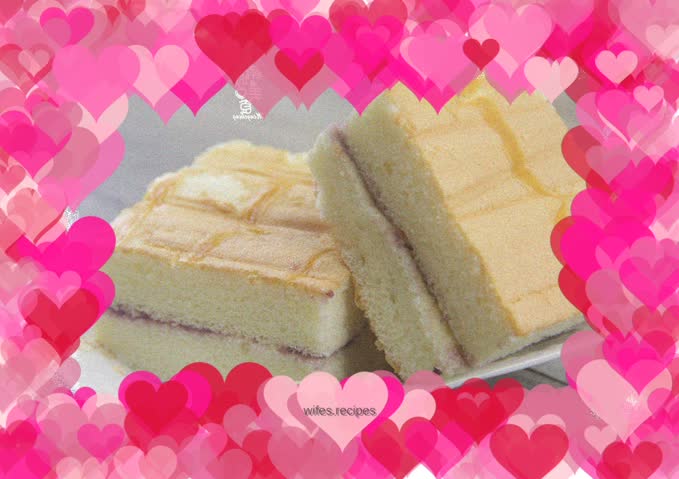 Chiba pattern blueberry cake