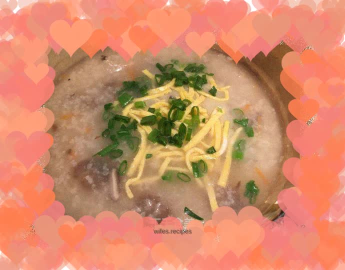 Sea cucumber porridge for baby