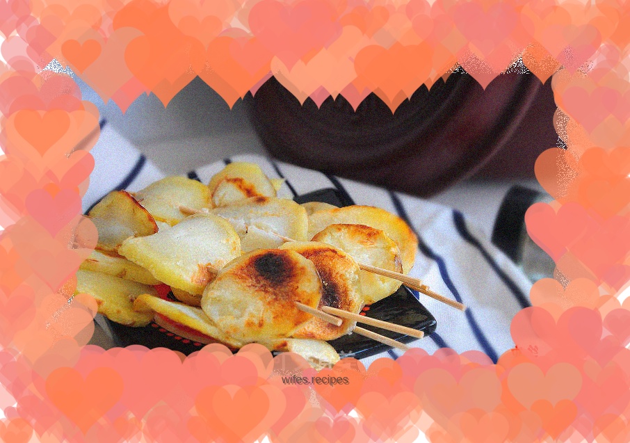Baked potato chips