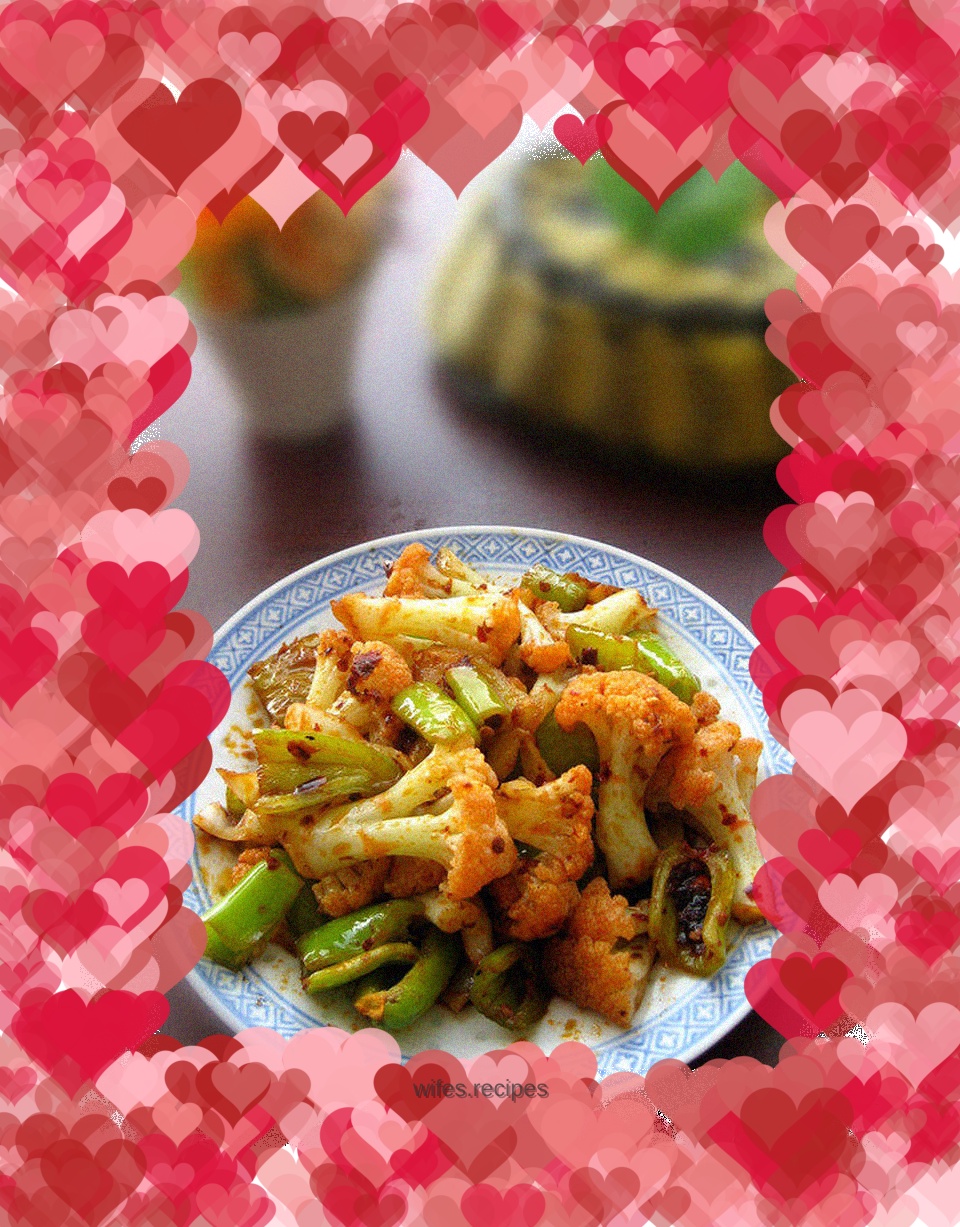 Spicy stir-fried cauliflower